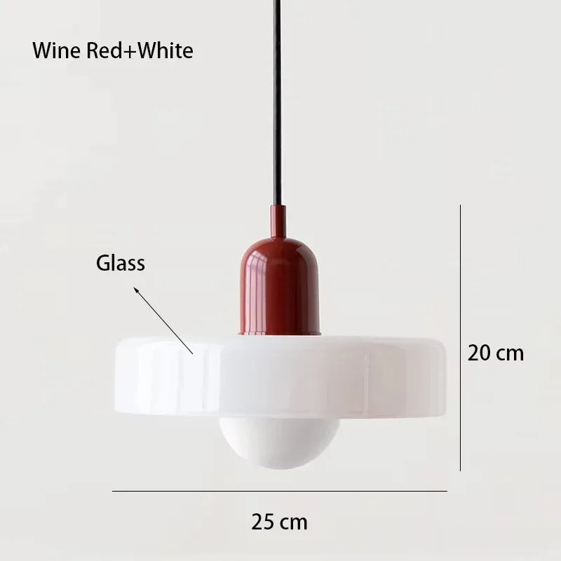 Nordic Retro Glass Pendant