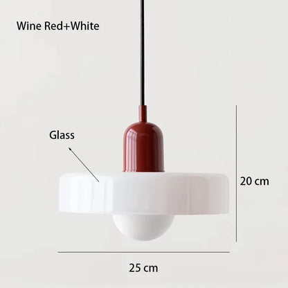 Nordic Retro Glass Pendant