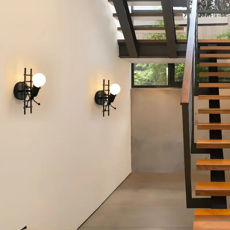 ClimbBright: Modern Wall Sconce for Creative Spaces