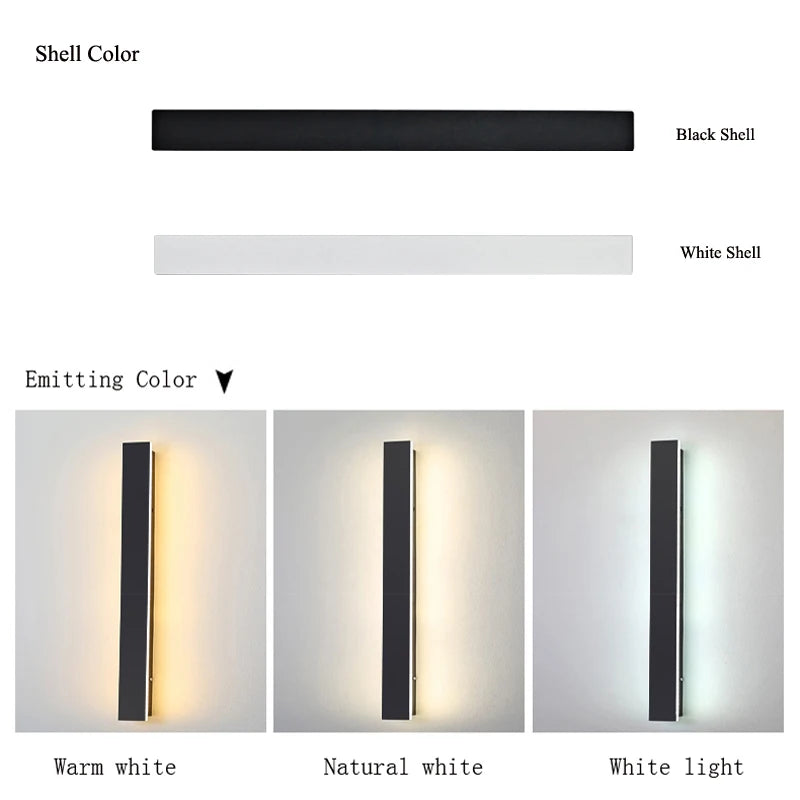 GlowLine LED Wall Sconce 40CM - Modern Home Decor