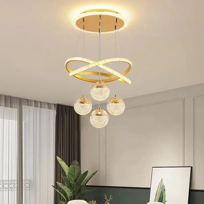 Art Deco LED Chandelier