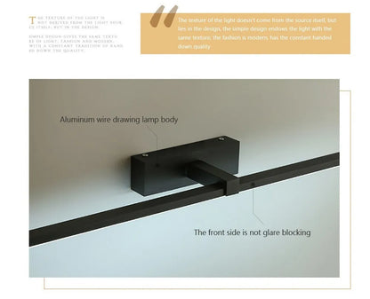 LED Mirror Lights Wall Lamps Recharge