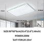 LustreGlow Simple LED Ceiling Chandelier