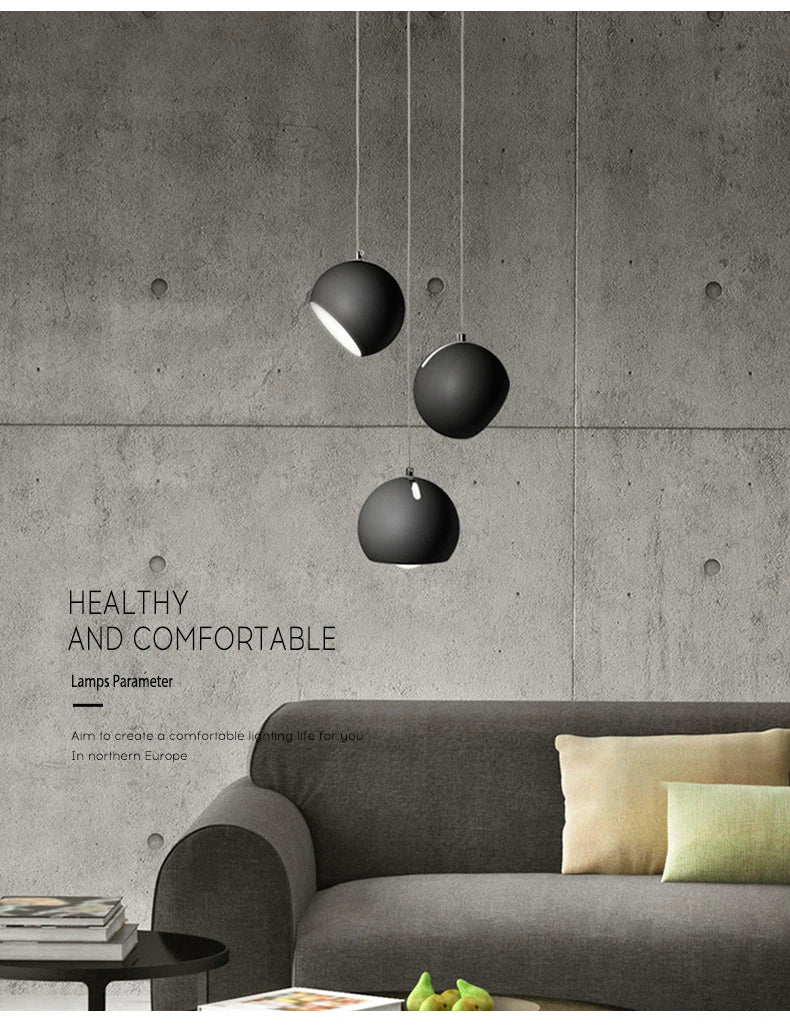 Nordic Round Ball Chandelier