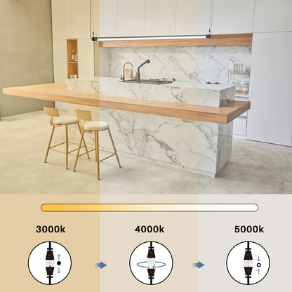 Clear Tube LED Pendant Light