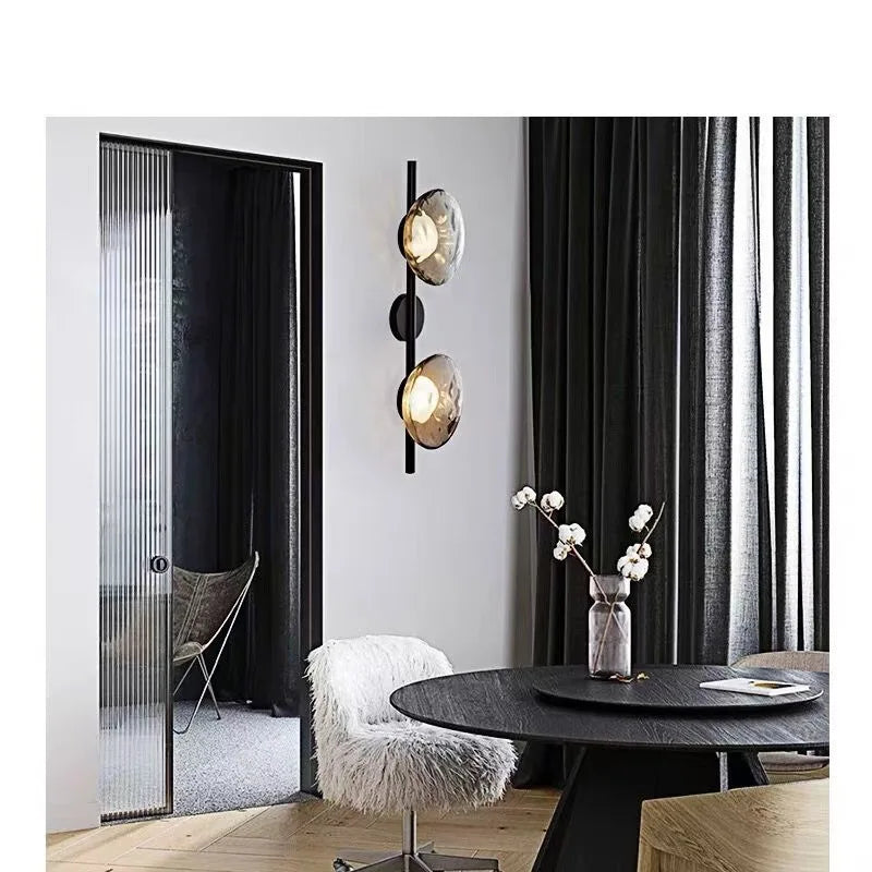 Glass Glow Sconce - Modern LED Wall Light