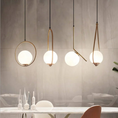 Glass Ball Pendant Light