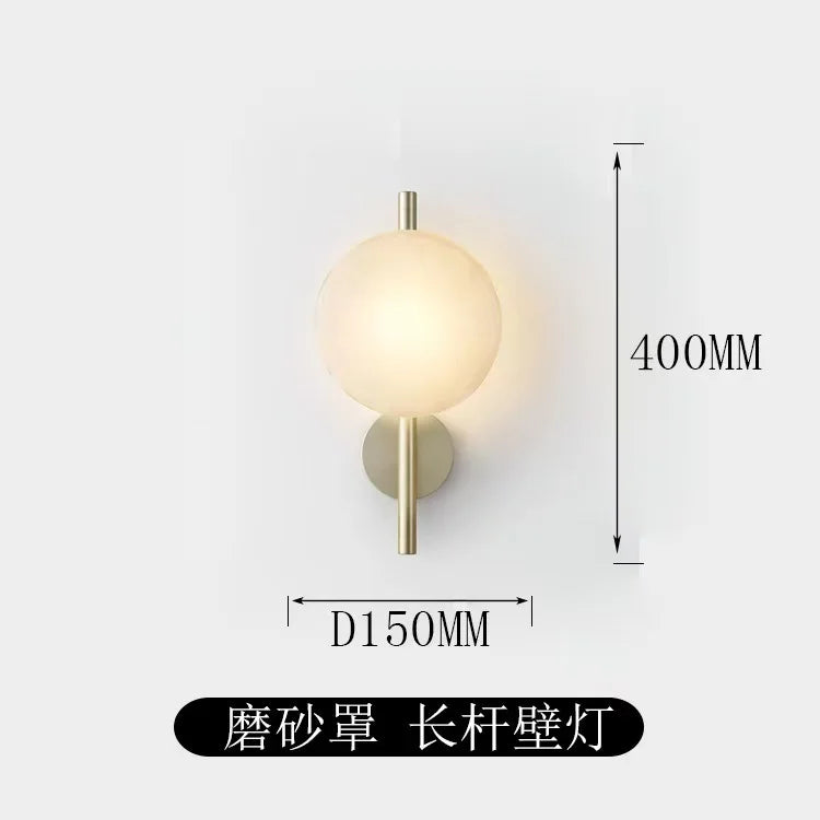 Glass Glow Sconce - Modern LED Wall Light