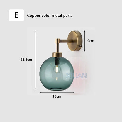 Amber Smoke Wall Sconces