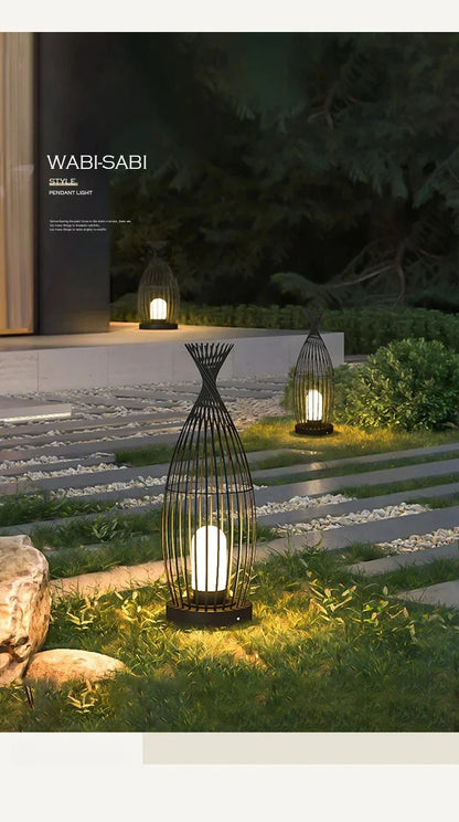 AquaGlow Outdoor Floor Lamp
