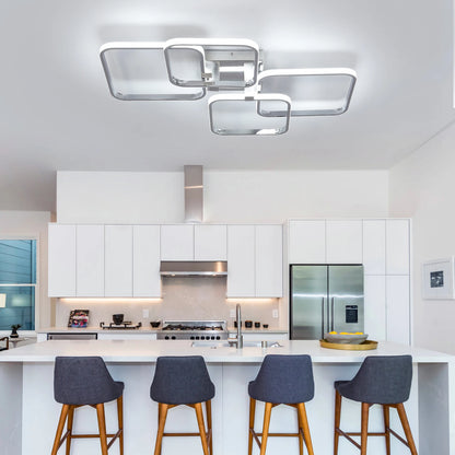 SmartGlow Dimmable LED Chandelier with Remote