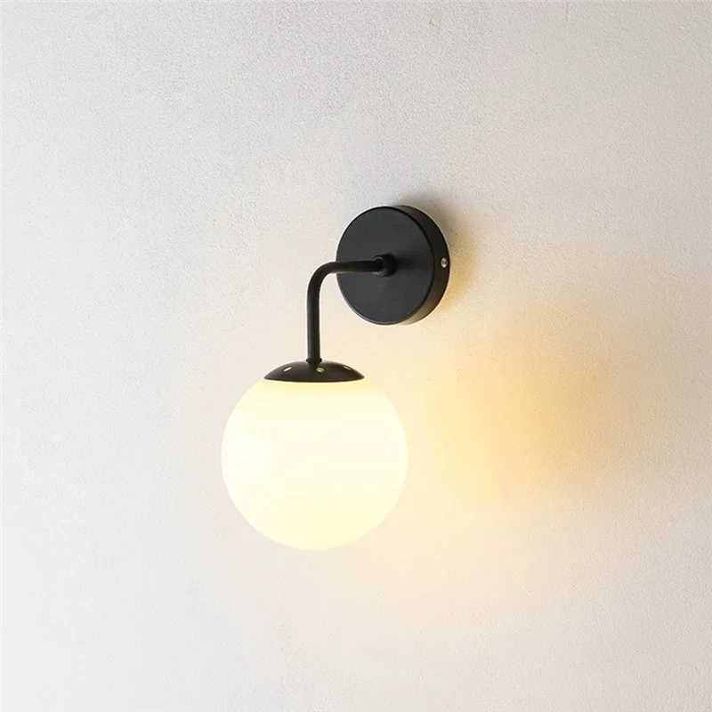Minimalist Black Sconce Light