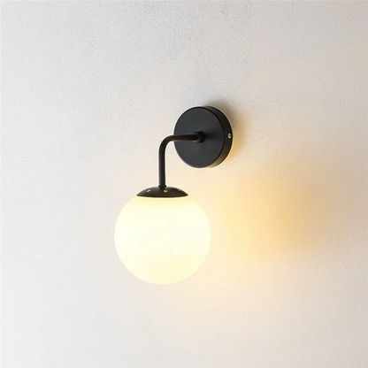 Minimalist Black Sconce Light