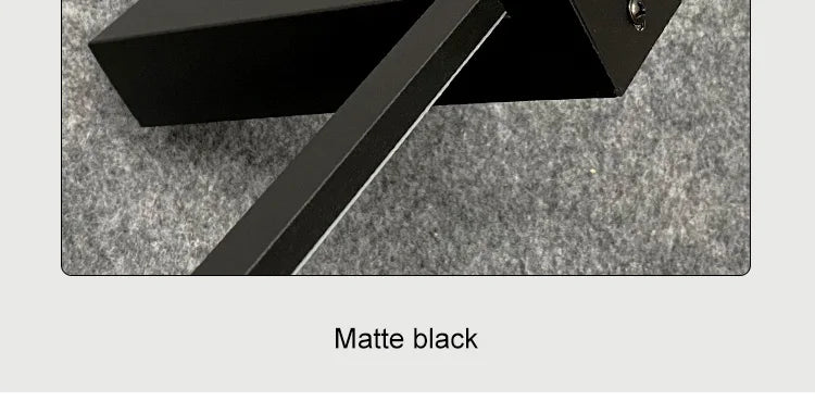 Minimalist Long LED Black Wall Lights Bedroom Art Decorate Sconce