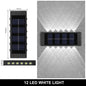 LumiGuard Solar Wall Light - 12 LED Waterproof Lamp
