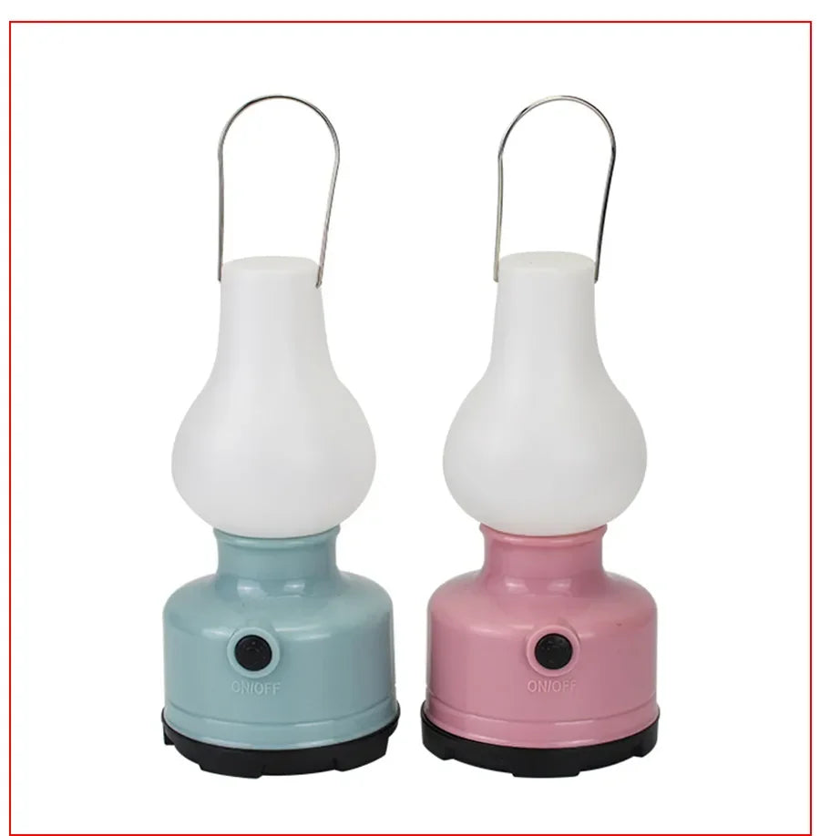 All-Weather CampGlow: 2-Mode Portable Lantern