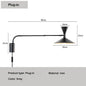 Nordic Glow: Adjustable LED Wall Lamp
