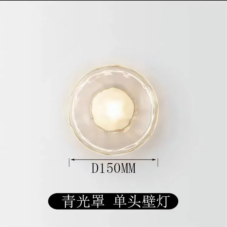 Glass Glow Sconce - Modern LED Wall Light