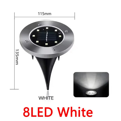 Solar In-Ground Disk Lights