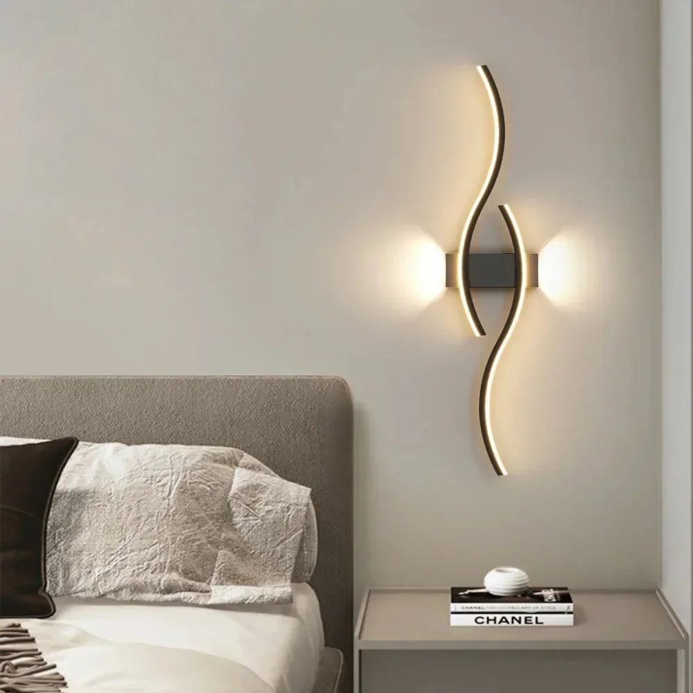 LED Glow Strip Wall Sconce - Modern Home Accent
