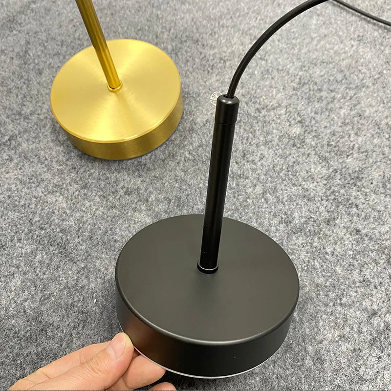 Nordic Brass LED Pendant Lamp - Minimalist Design