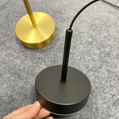 Nordic Brass LED Pendant Lamp - Minimalist Design