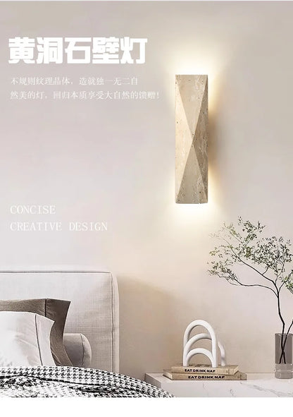 Natural Stone LED Wall Lamp