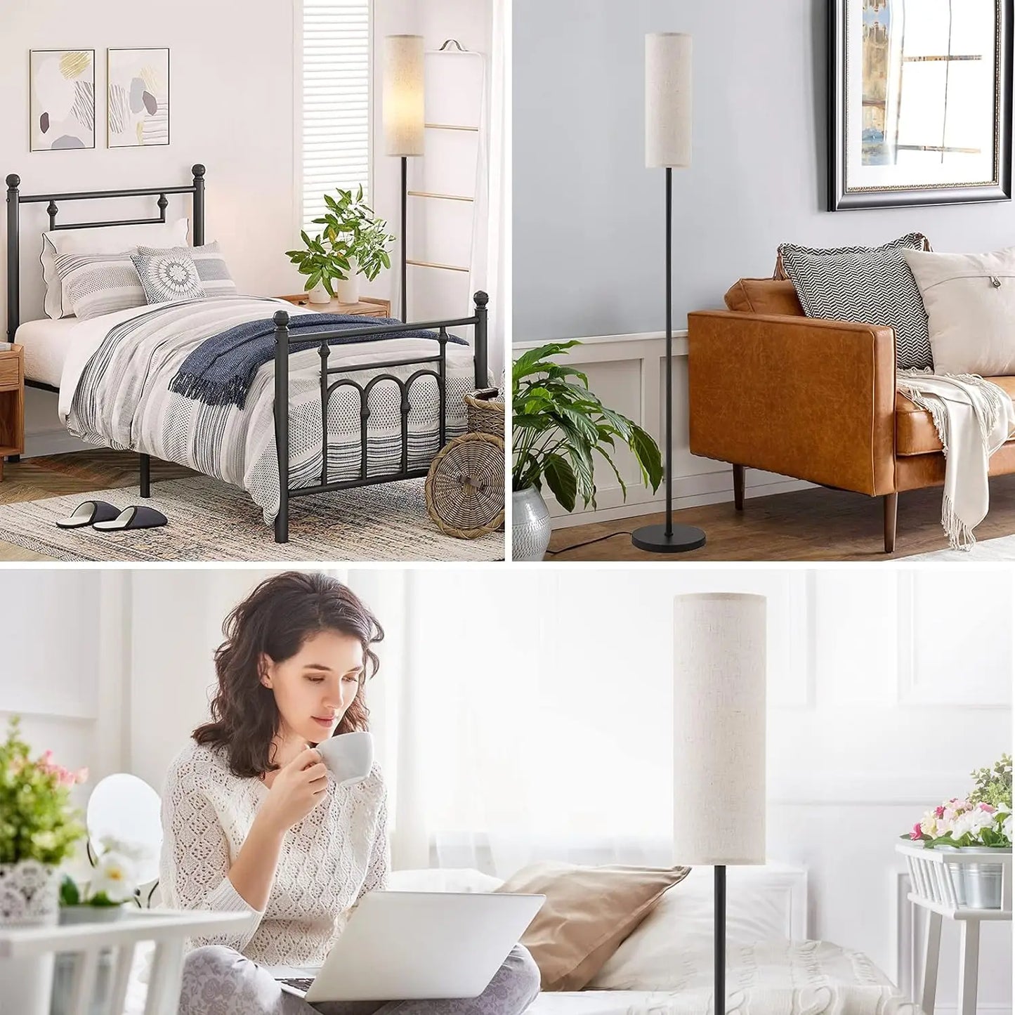 Modern Standing Lamp with Foot Switch