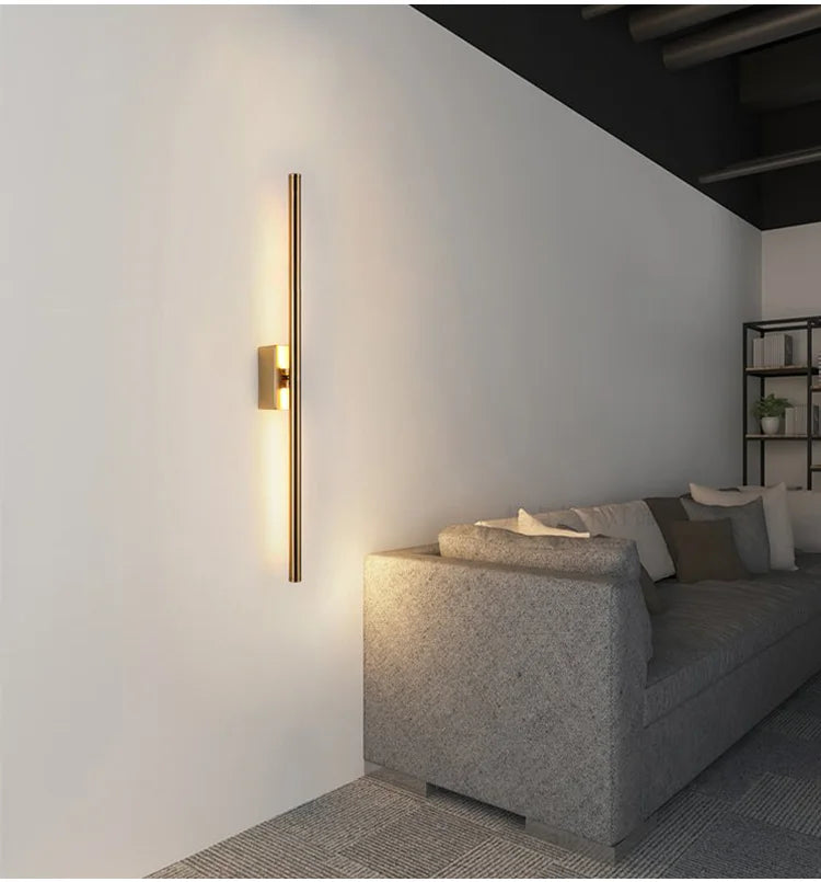 Black Nordic LED Sconce