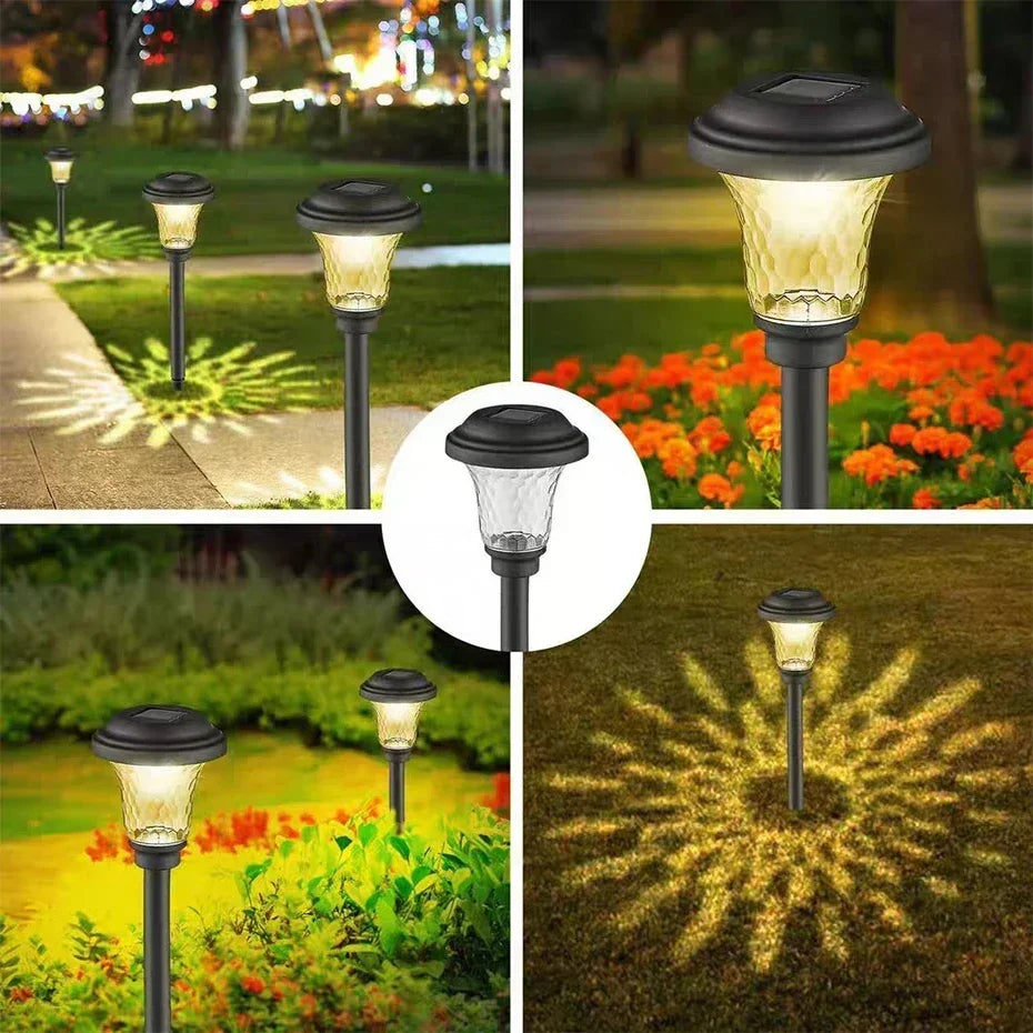 GlowPath Solar Garden Lights - Waterproof LED Elegance