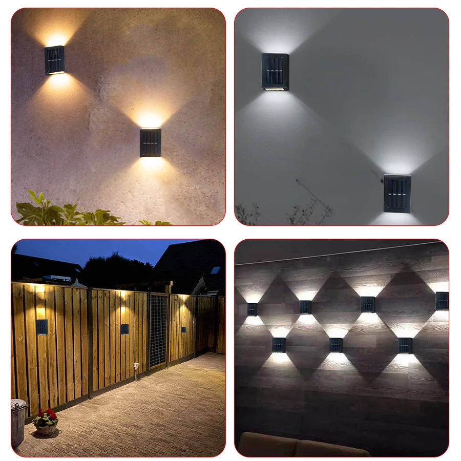 SunGlow Outdoor Wall Washer Solar Light