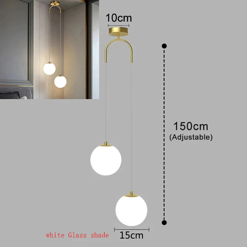 Glass Ball LED Pendant