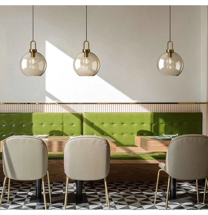 Nordic Glass Pendant Light Modern Loft Hanging Lustre