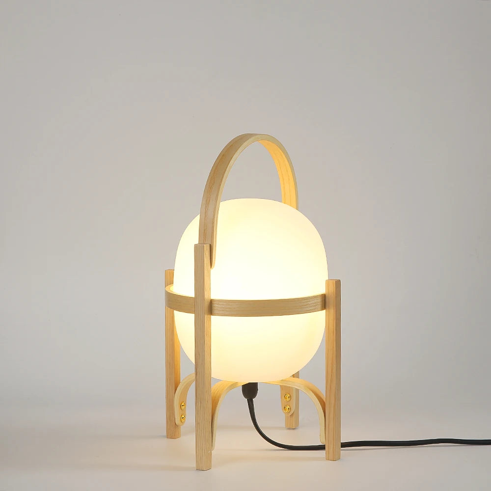 Modern Wood LED Table Lamp - Simple & Stylish