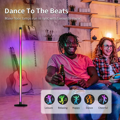 RGB Floor Lamp Modern Floor Lamp Music Sync