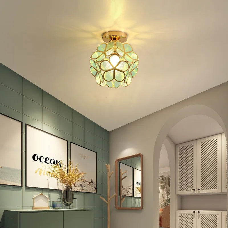 CETANT Petal Shaped Macaron Single Head Ceiling Lamps