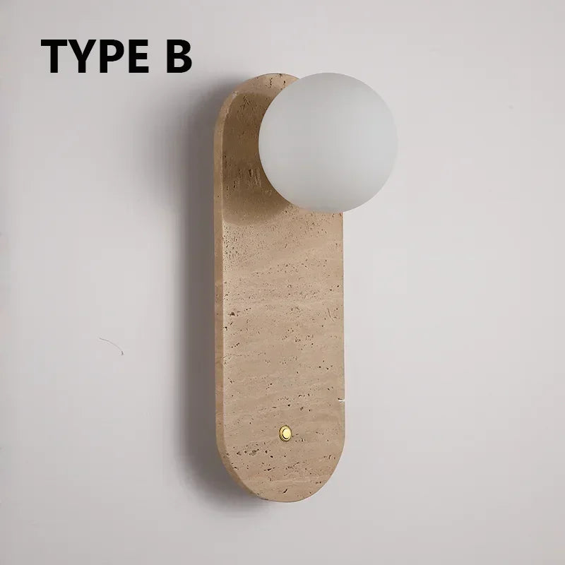 StoneGlow LED Wall Sconce for Stylish Spaces