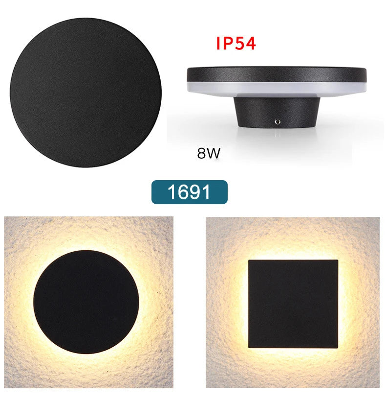 TRAZOS AquaGlow Wall Light - Modern LED Decor