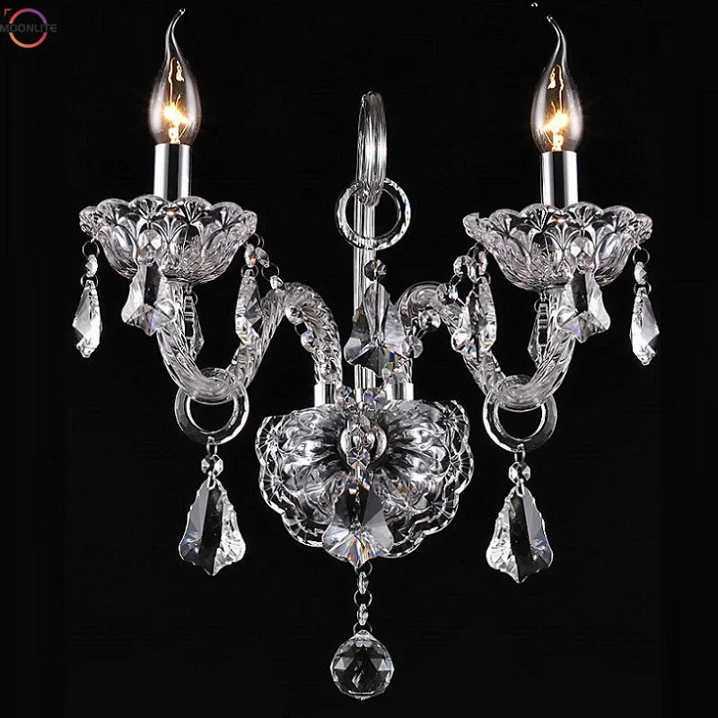 Elegance Crystal Wall Sconce - European Bedroom Light