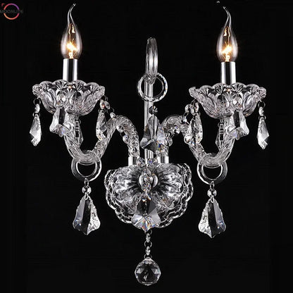 Elegance Crystal Wall Sconce - European Bedroom Light