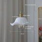IWHD Nordic Vintage Copper Glass LED Pendant Light Fixtures