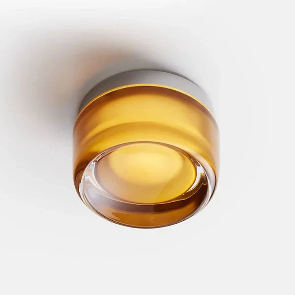 Round Glass LED Wall Sconce