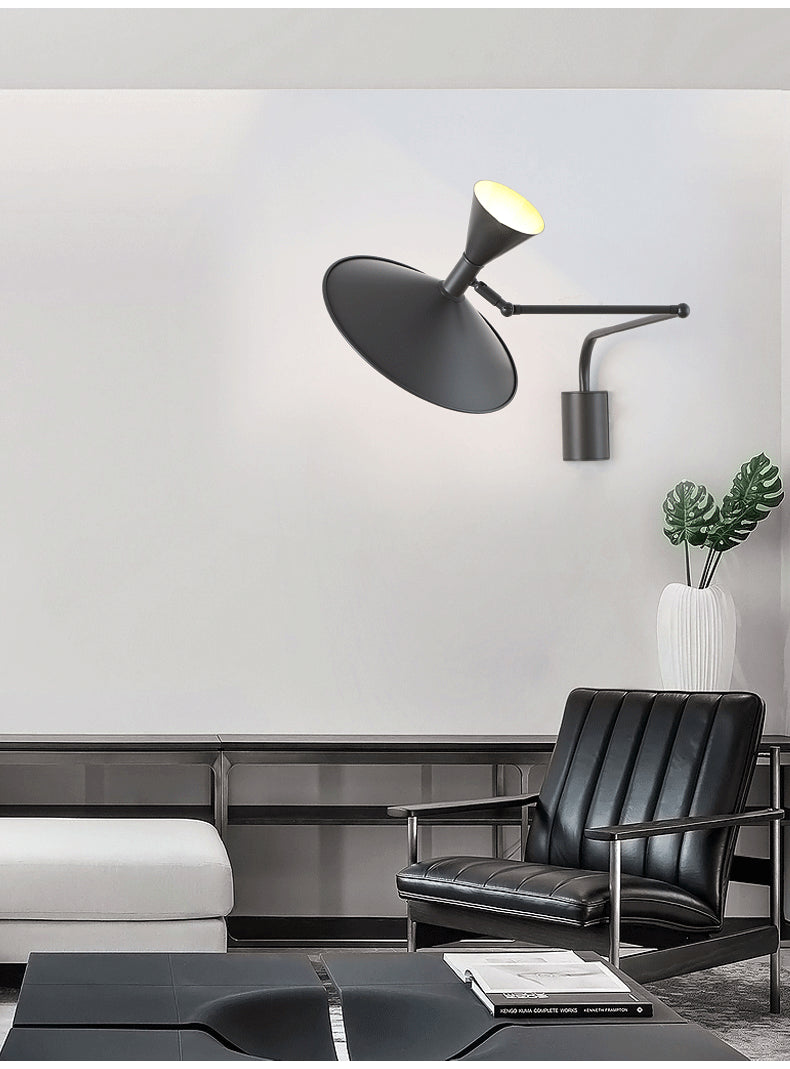 Nordic Glow: Adjustable LED Wall Lamp