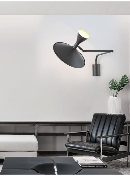 Nordic Glow: Adjustable LED Wall Lamp