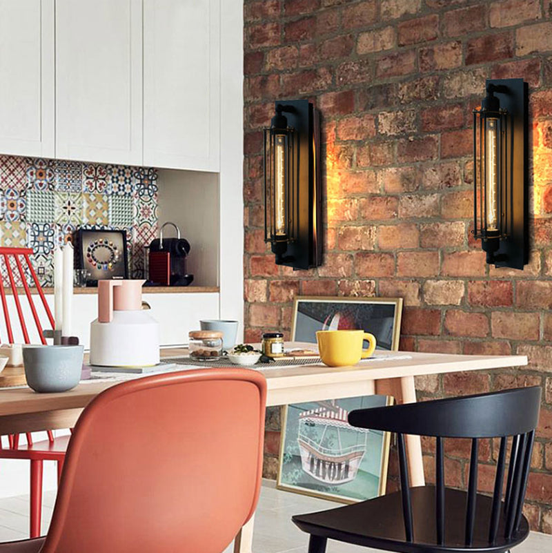 Retro Iron Wall Light