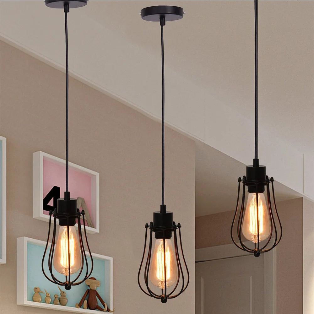 XINYANSEE Rustic Industrial Pendant Lamp