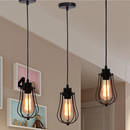 XINYANSEE Rustic Industrial Pendant Lamp