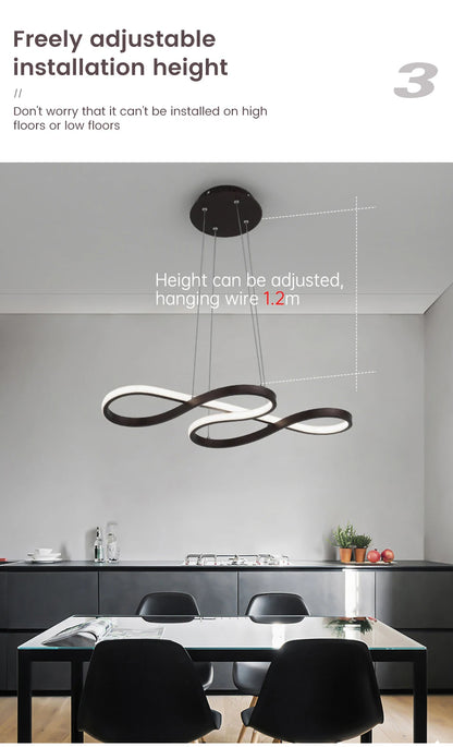 Linear LED Kitchen Island Pendant