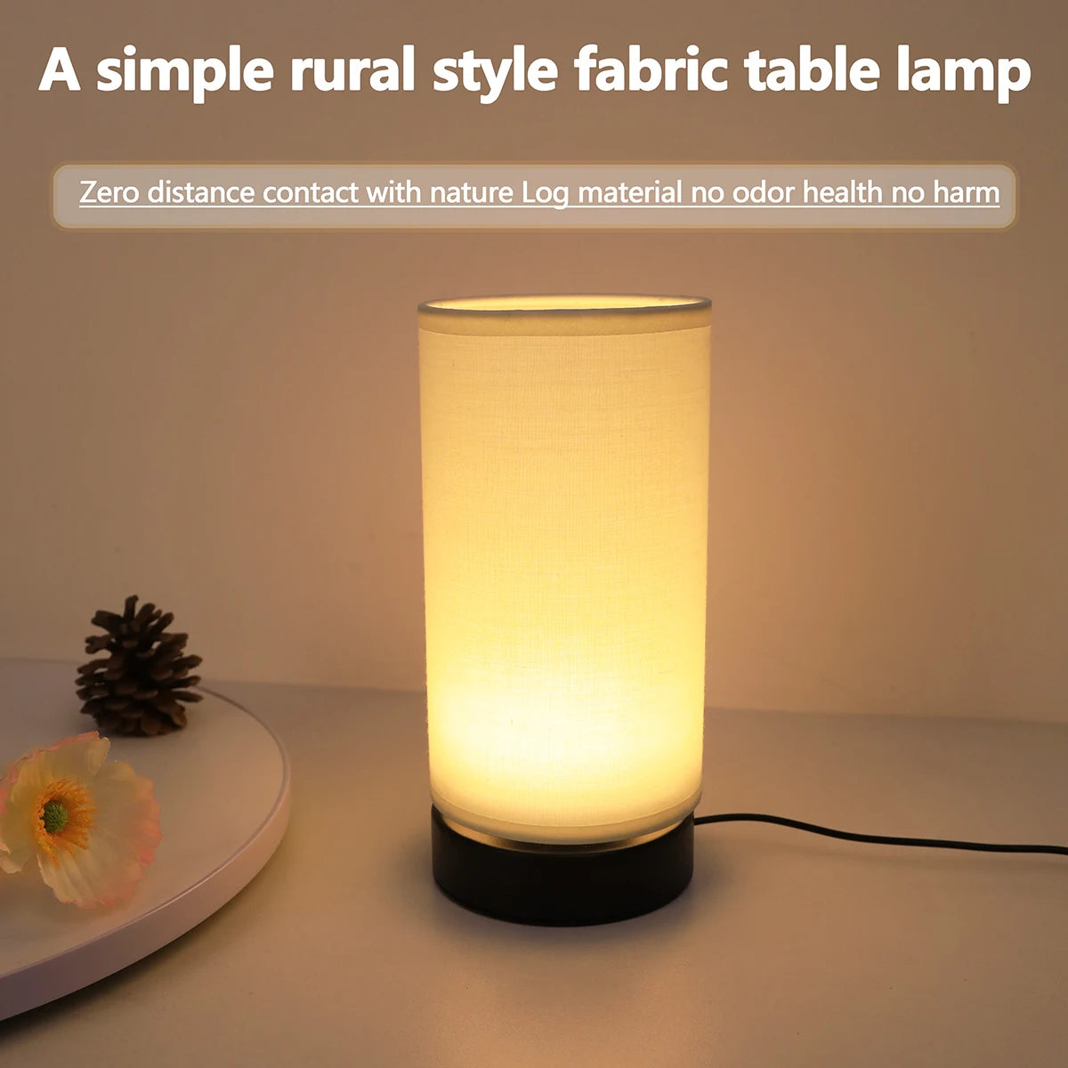 Minimalist Glow: USB Warm Light Desk Lamp