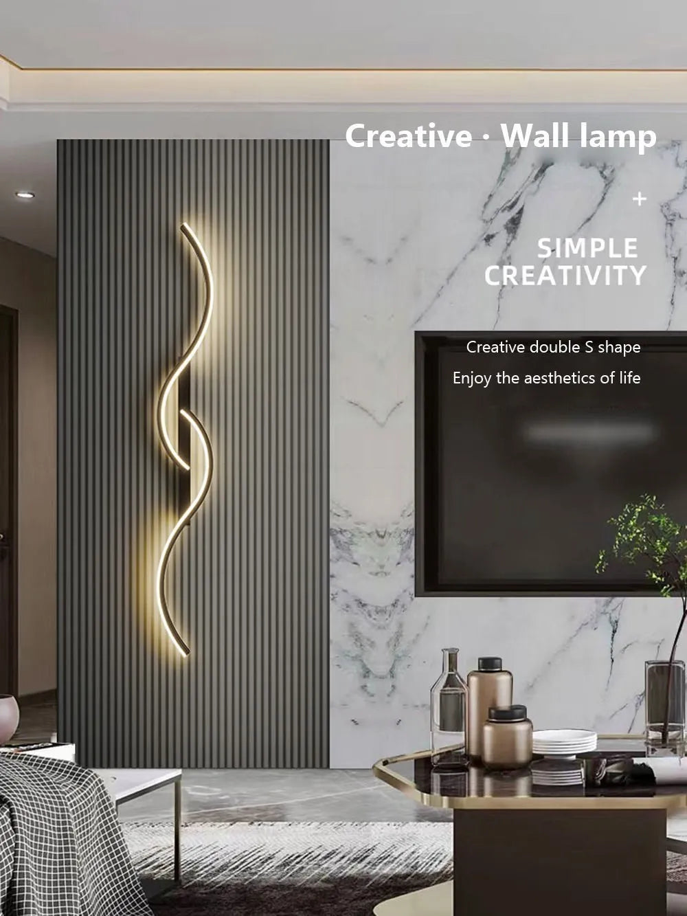 GlowStrip Minimalist LED Wall Sconce